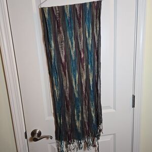 Maurices Multicolor Striped Scarf